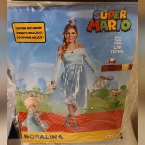 Disguise Super Mario Rosalina Costume - Light Blue